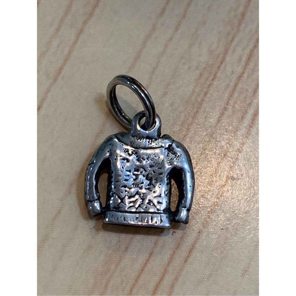 Sweater Sterling Silver Jewelry Charm #fashion #sweater